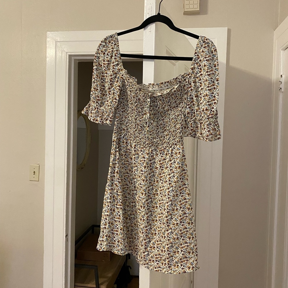 Faithfull the brand mini floral dress